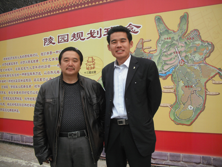 楊霽暉院長考察景仰園