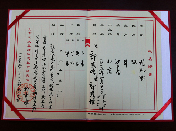 北京龍鳳胎起名